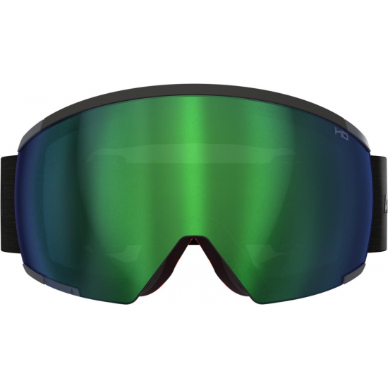 ATOMIC brilles Redster HD black w/green HD C2-3