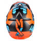 LAZER ķivere MX8 X Team Carbon black/blue/orange matt 