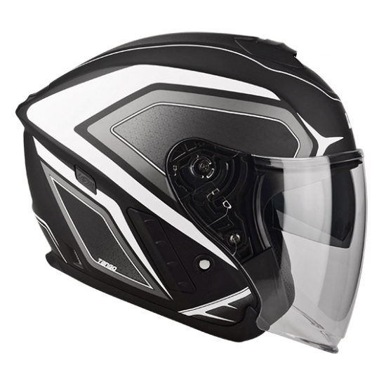 LAZER ķivere Tango Hexa black/white matt 