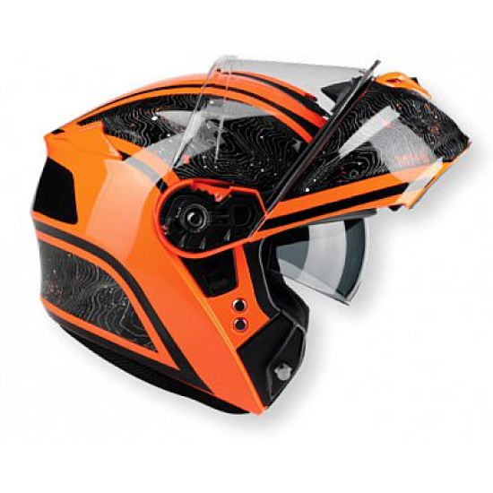 LAZER ķivere MH6 Light black red fluo 