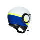 AGV ķivere Orbyt Block white/blue/yellow 