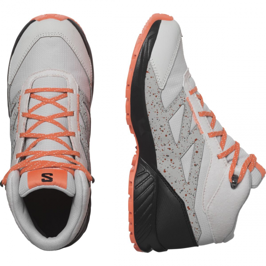 SALOMON apavi Outway Mid CSWP J grey/orange 