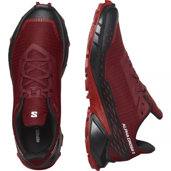 SALOMON apavi Alphacross 5 red/black 