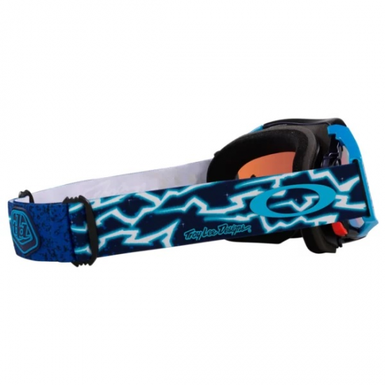 OAKLEY MX brilles Airbrake TLD blue lightning w/prizm saphire