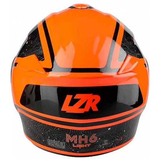 LAZER ķivere MH6 Light black red fluo 