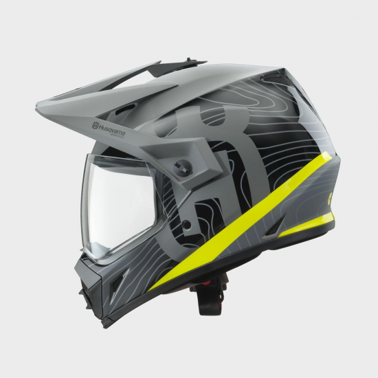 HUSQVARNA ķivere MX9 Adventure black/grey/yellow 