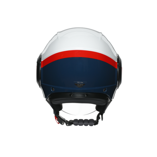 AGV ķivere Orbyt Block pearl white/blue/red 