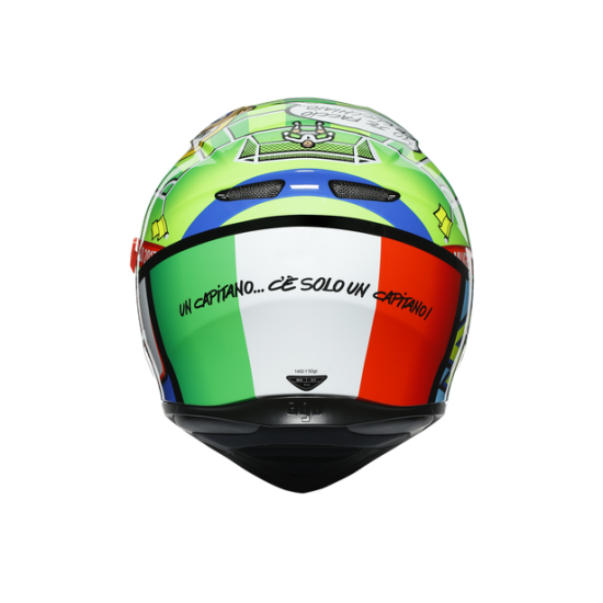 AGV ķivere K3 SV Rossi Mugello 2017 green 