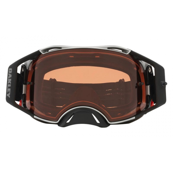 OAKLEY MX brilles Airbrake matt black/silver w/prizm bronze