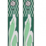 KARHU mednieku/pārgājiena slēpes Jakt Optigrip Forest white/green 160