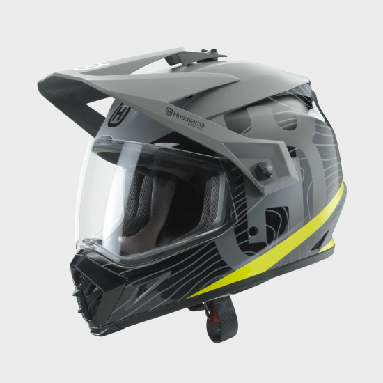 HUSQVARNA ķivere MX9 Adventure black/grey/yellow 