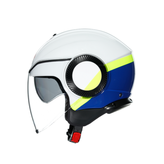 AGV ķivere Orbyt Block white/blue/yellow 