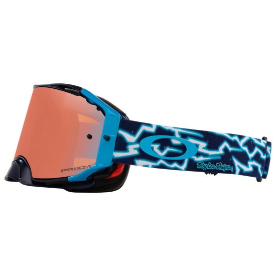 OAKLEY MX brilles Airbrake TLD blue lightning w/prizm saphire