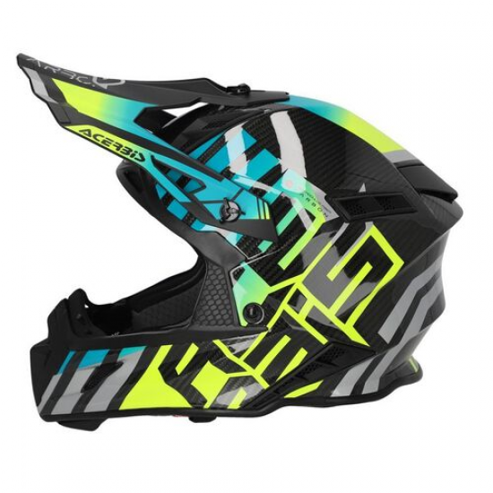 ACERBIS ķivere Steel Carbon 2206 black/yellow/turquoise 