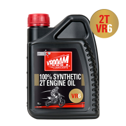 VROOAM eļļa 2T VR6 100% Synthetic 1L