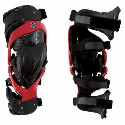 ASTERISK knee guards Cell pair red/black 