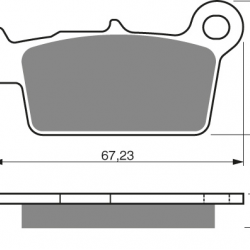 GOLDFREN brake pads r  RMZ/YZF 250/450 K5