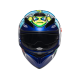 AGV ķivere K3 SV Rossi Misano 2015 blue/yellow 