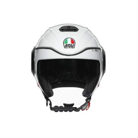 AGV ķivere Orbyt Block pearl white/blue/red 