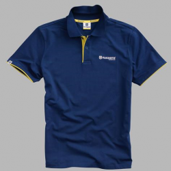 HUSQ/KTM shirt polo Classic Polo blue/yellow 