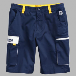 HUSQ/KTM shorts Team blue/yellow/white 