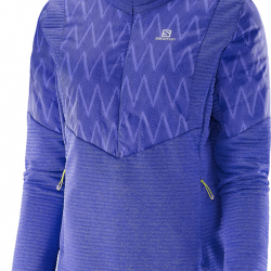 SALOMON hooded jacket Elevate Warm HZ ML W purple 