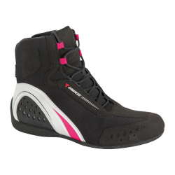 DAINESE boots Motorshoe Lady Air JB black/white/pink 