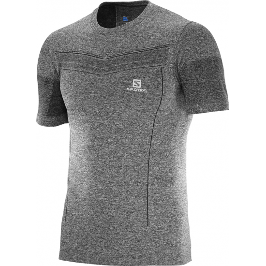 SALOMON krekls SS Pulse Seamless Tee grey 