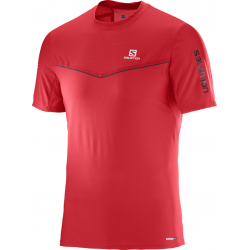 SALOMON krekls SS Fast Wing Tee red 