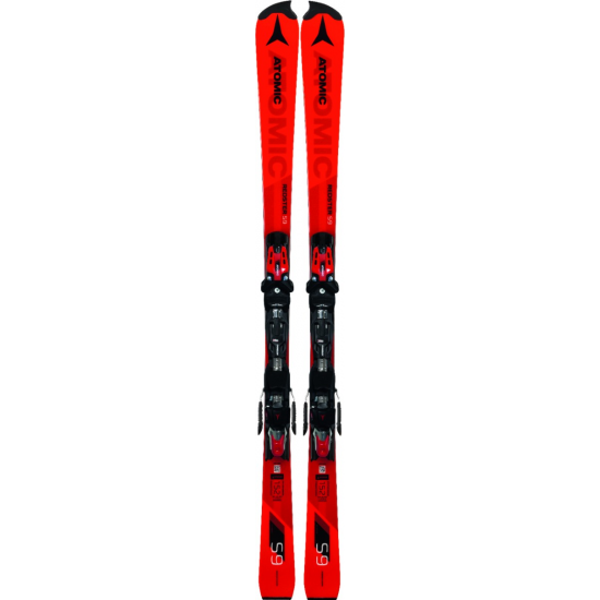ATOMIC kalnu slēpes ar stiprinājumiem Redster FIS S9 J 152 w/X12 TL-R black/red