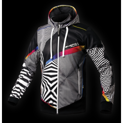 ENERGIAPURA hooded jacket JR Optical black/white 
