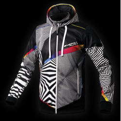 ENERGIAPURA hooded jacket JR Optical black/white 