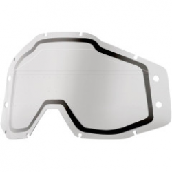100% goggles lense Accuri/Strata Dual for roll offs clear