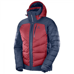 SALOMON jacket Iceshelf blue/red 