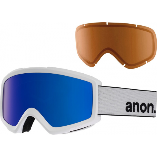 ANON brilles Helix 2.0 white w/sonar irrid blue /amber