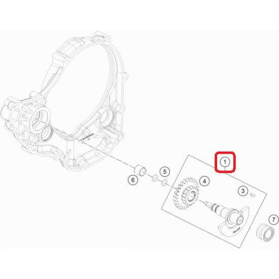 HUSQVARNA balansiervārpstas kompl FC/FE 250/350 '19-'20