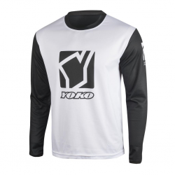 YOKO MX jersey Scramble white/black 