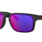 OAKLEY saulesbrilles Holbrook matt black w/+red irrid