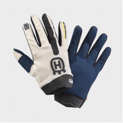 HUSQ/KTM gloves MX Itrack Origin white/blue 