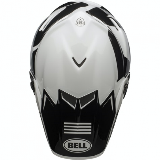 BELL ķivere Moto 9 Flex Breakaway matt silver/black 