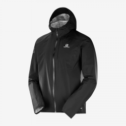 SALOMON hooded jacket Bonatti WP black 