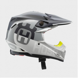 HUSQ/KTM helmet Moto 9 Flex Railed white/grey 