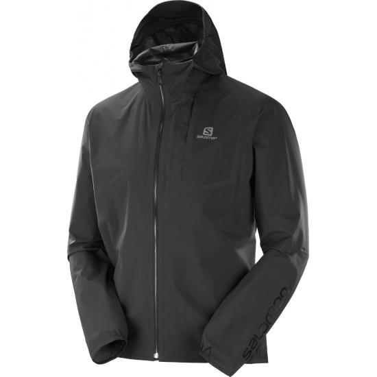 SALOMON hooded jacket Bonatti Pro WP black 