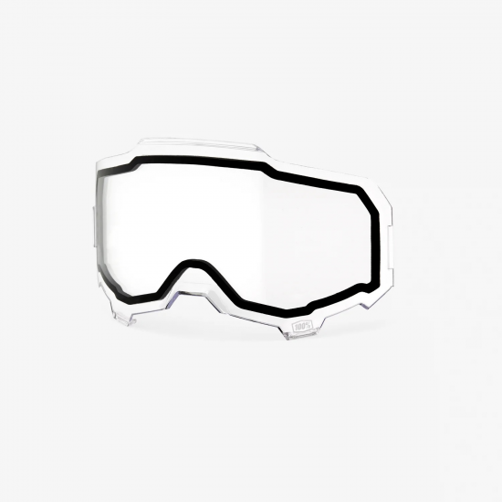 100% goggles lense Armega Dual Pane clear