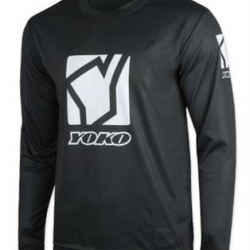 YOKO MX jersey Kids Scramble black/white 