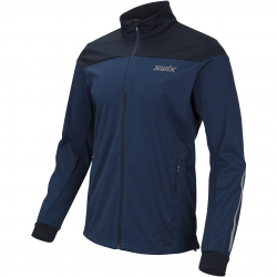 SWIX cross country skiing jacket Cross JKT blue/black 