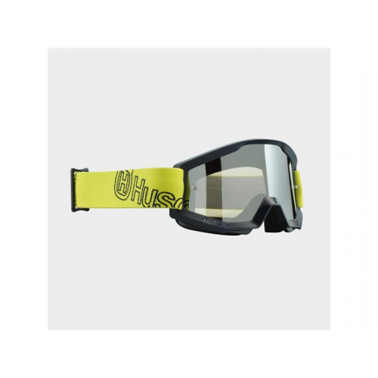 HUSQVARNA brilles MX Kids Strata black/yellow w/mirror