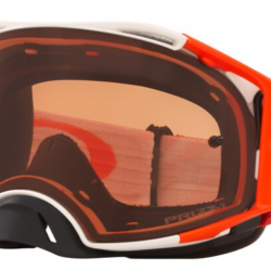 OAKLEY goggles Airbrake Hazard white/orange w/prizm bronze