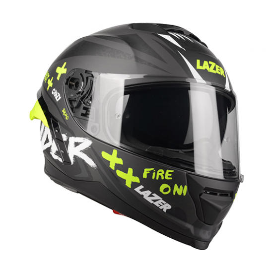 LAZER ķivere Rafale SR Ride Oni black/grey/yellow matt 