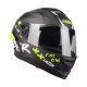 LAZER ķivere Rafale SR Ride Oni black/grey/yellow matt 